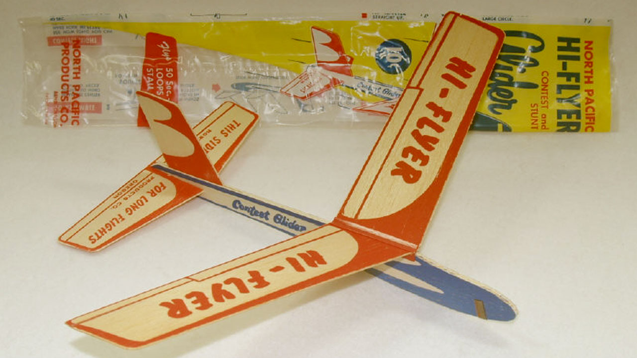 2 Vintage 1960's GUILLOW'S SUPER ACE Balsa Wood Airplane Glider SEALED OLD STOCK